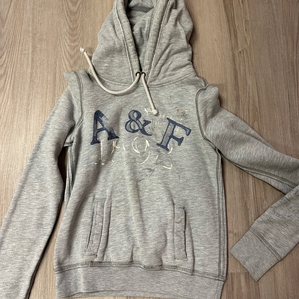 Gray A&F Hoodie